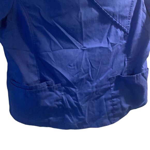 Pre Owned Women’s Scrubstar Scrub Scrubs Top in Casual Blue XL Get Comfort Style - Picture 3 of 7